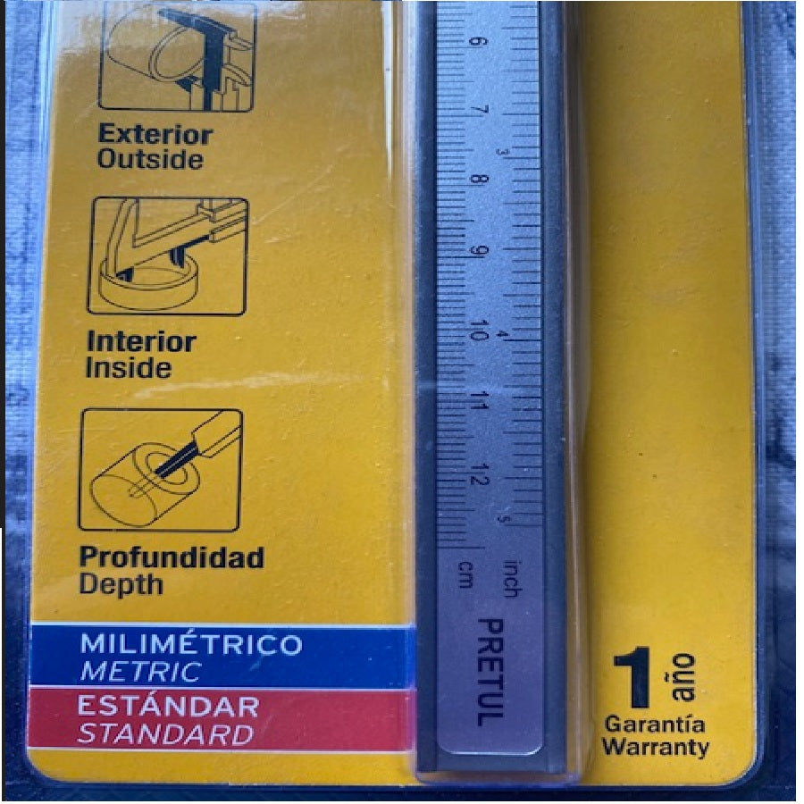 Calibrador Vernier 5" (125 mm)
