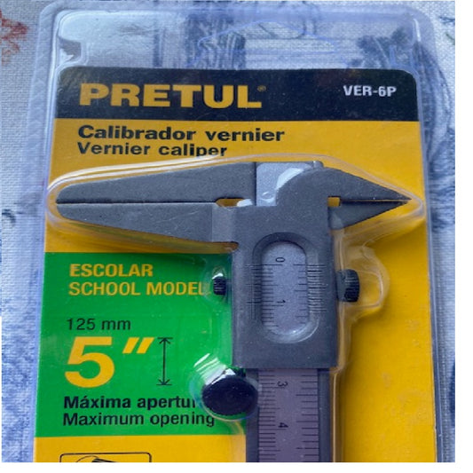 Calibrador Vernier 5" (125 mm)