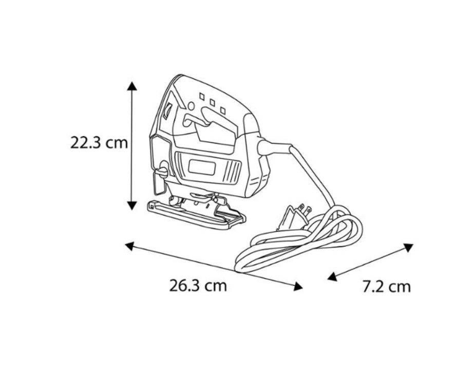 RYOBI SIERRA CALADORA RYOBI 600-3000 CPM 580 W